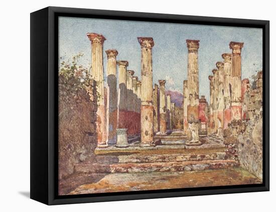Pompeii:Casa Di Ariadne-Alberto Pisa-Framed Stretched Canvas