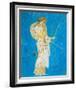 Pompeii Fresco I-The Vintage Collection-Framed Giclee Print