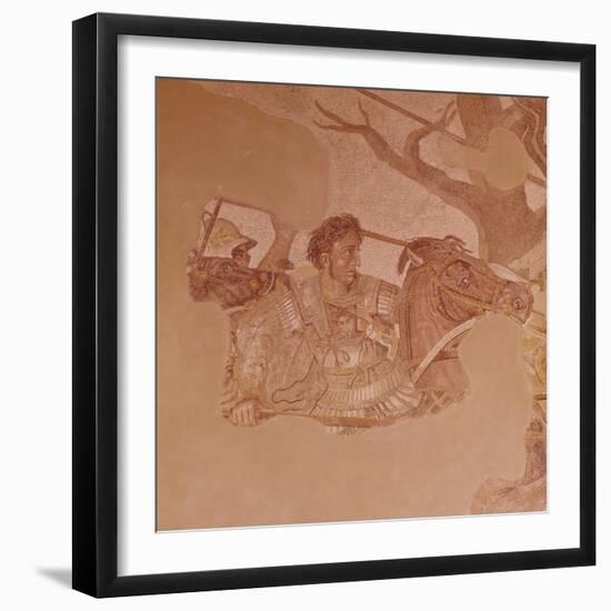 Pompeii Mosaic of Alexander the Great Dating from 1st Century BC, Naples Museum, Campania, Italy-Robert Harding-Framed Photographic Print