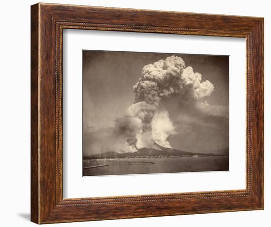 Pompeii: Mount Vesuvius-null-Framed Photographic Print