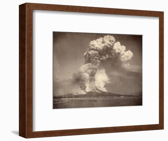 Pompeii: Mount Vesuvius-null-Framed Photographic Print