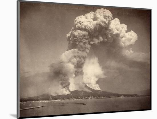 Pompeii: Mount Vesuvius-null-Mounted Photographic Print