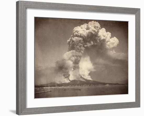 Pompeii: Mount Vesuvius-null-Framed Photographic Print