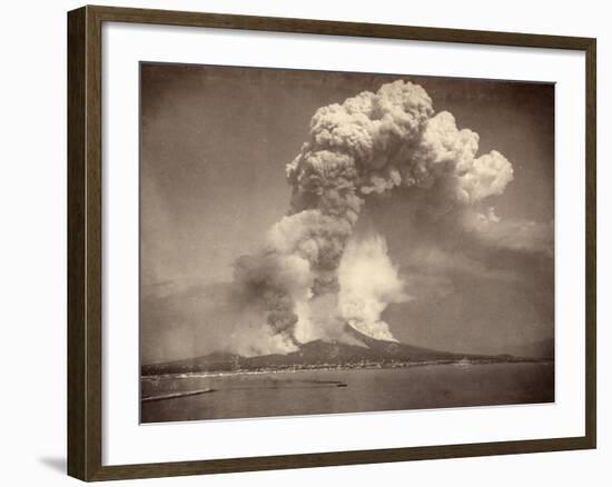 Pompeii: Mount Vesuvius-null-Framed Photographic Print