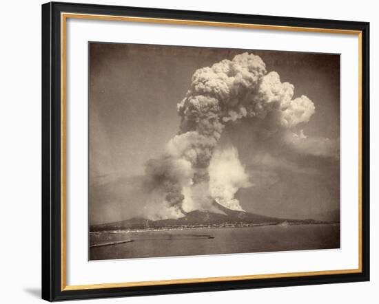 Pompeii: Mount Vesuvius-null-Framed Photographic Print