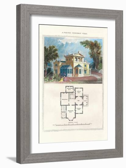 Pompeii Suburban Villa-Richard Brown-Framed Art Print