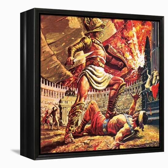 Pompeii, the Doomed City-Payne-Framed Premier Image Canvas