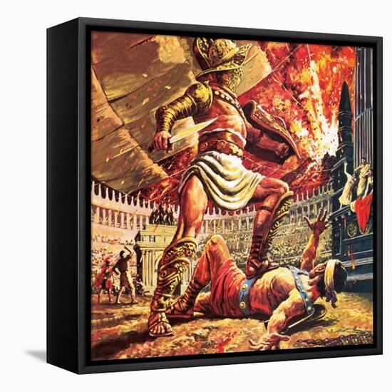 Pompeii, the Doomed City-Payne-Framed Premier Image Canvas