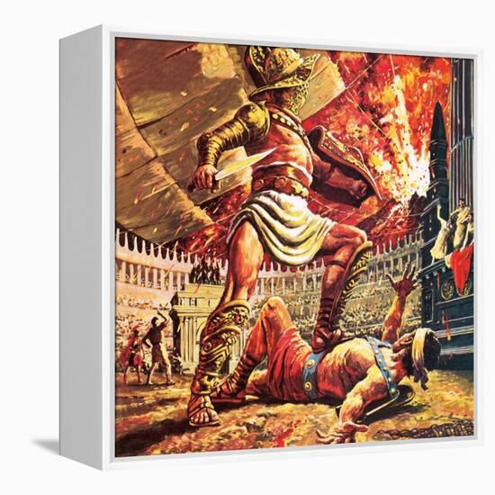 Pompeii, the Doomed City-Payne-Framed Premier Image Canvas