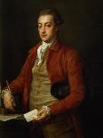 Portrait of Sir John Armytage, 2nd Bt. (1732-1758), in Blue Coat and Crimson Waistcoat-Pompeo Batoni-Framed Giclee Print