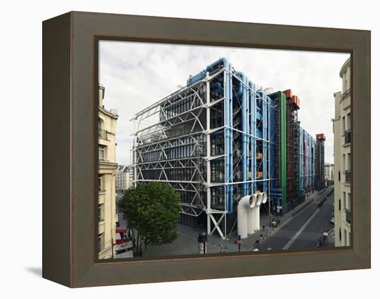 Pompidou Center in Paris-Ove Arup and Partners-Framed Premier Image Canvas