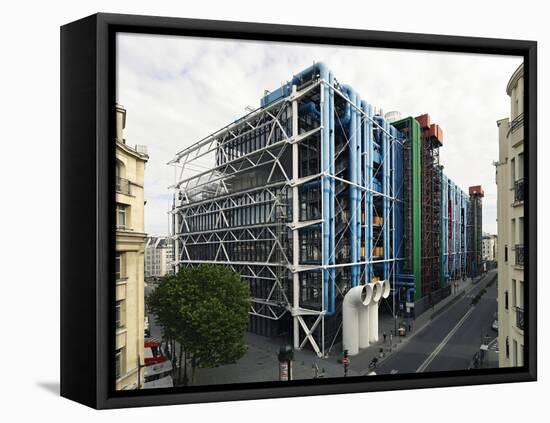 Pompidou Center in Paris-Ove Arup and Partners-Framed Premier Image Canvas