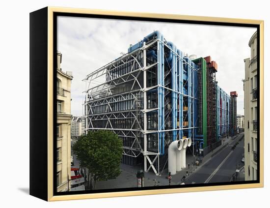 Pompidou Center in Paris-Ove Arup and Partners-Framed Premier Image Canvas