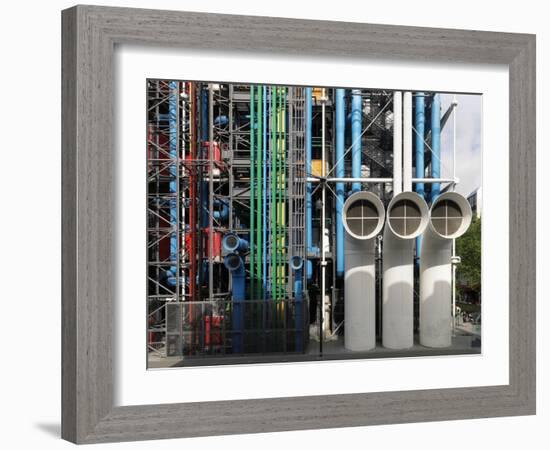 Pompidou Center in Paris-Ove Arup and Partners-Framed Photographic Print