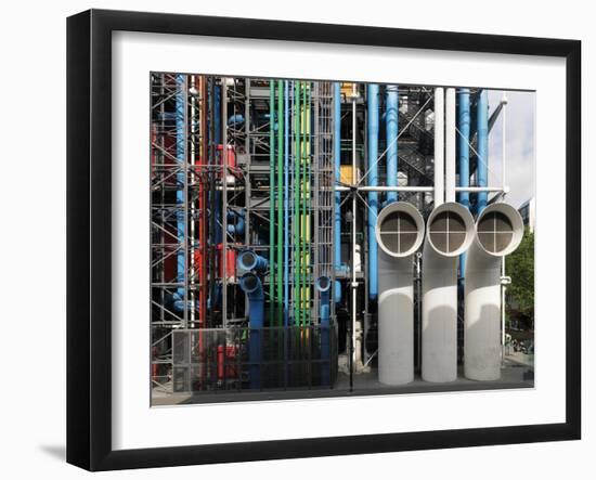 Pompidou Center in Paris-Ove Arup and Partners-Framed Photographic Print