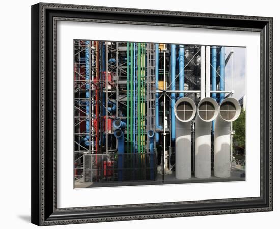 Pompidou Center in Paris-Ove Arup and Partners-Framed Photographic Print