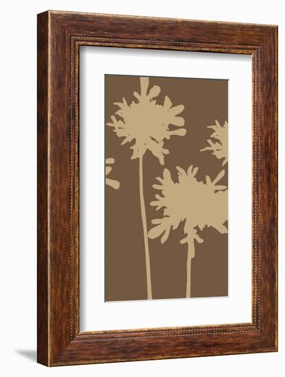 Pompom Cinnamon (reverse)-Denise Duplock-Framed Art Print