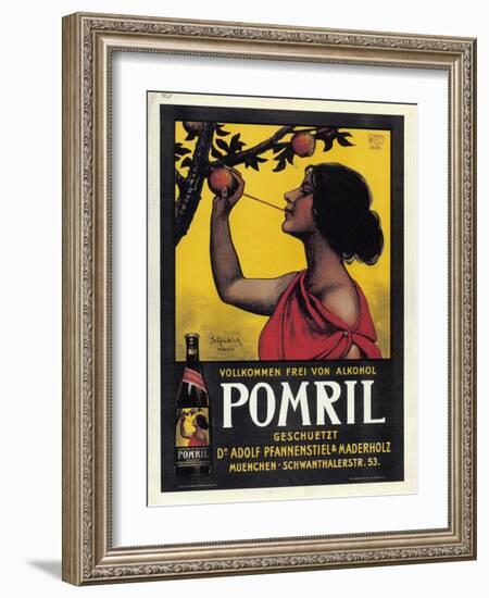 Pomril Apple Juice-Simon Glucklich-Framed Art Print