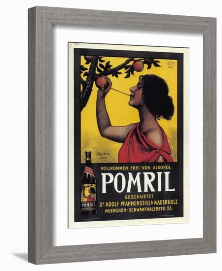 Pomril Apple Juice-Simon Glucklich-Framed Art Print