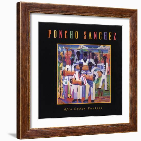 Poncho Sanchez - Afro-Cuban Fantasy-null-Framed Art Print