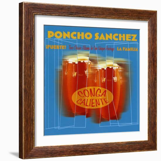 Poncho Sanchez - Conga Caliente-null-Framed Art Print