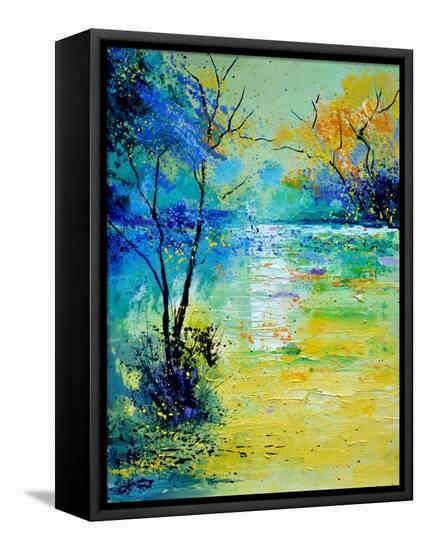 Pond 454190-Pol Ledent-Framed Stretched Canvas