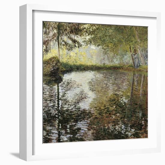 Pond at Montgeron-Claude Monet-Framed Art Print
