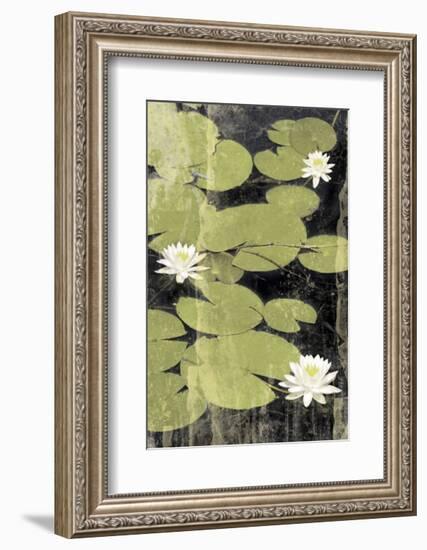 Pond Blossoms-Erin Clark-Framed Art Print