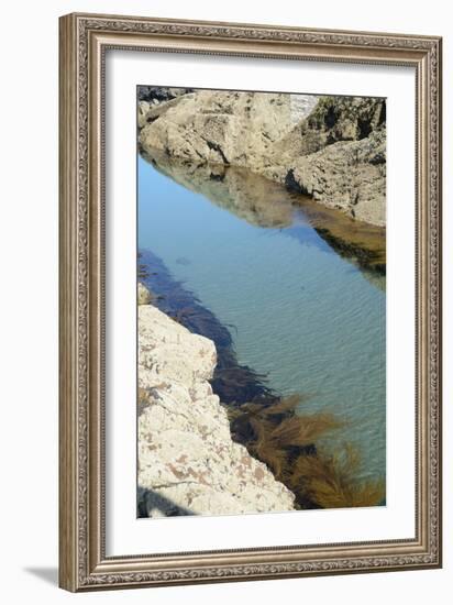 Pond Created in Between Rocks-Tim Kahane-Framed Photographic Print