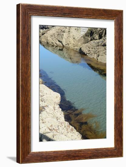 Pond Created in Between Rocks-Tim Kahane-Framed Photographic Print