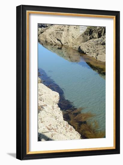 Pond Created in Between Rocks-Tim Kahane-Framed Photographic Print