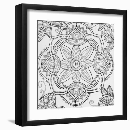 Pond Floral-Pam Varacek-Framed Art Print