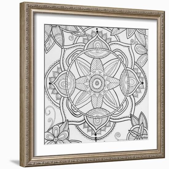 Pond Floral-Pam Varacek-Framed Premium Giclee Print