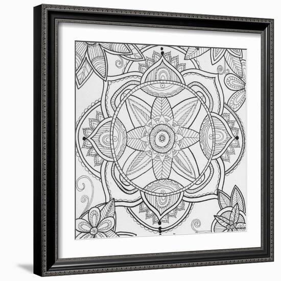 Pond Floral-Pam Varacek-Framed Premium Giclee Print