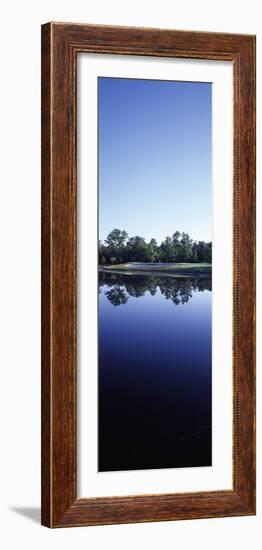 Pond in a Golf Course, Blue Heron Pines Golf Course, Punta Gorda, Charlotte County, Florida, USA-null-Framed Photographic Print