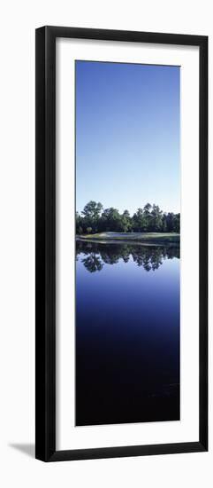 Pond in a Golf Course, Blue Heron Pines Golf Course, Punta Gorda, Charlotte County, Florida, USA--Framed Photographic Print