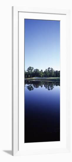 Pond in a Golf Course, Blue Heron Pines Golf Course, Punta Gorda, Charlotte County, Florida, USA-null-Framed Photographic Print