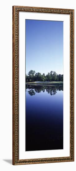 Pond in a Golf Course, Blue Heron Pines Golf Course, Punta Gorda, Charlotte County, Florida, USA-null-Framed Photographic Print