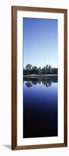 Pond in a Golf Course, Blue Heron Pines Golf Course, Punta Gorda, Charlotte County, Florida, USA-null-Framed Photographic Print