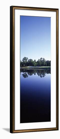 Pond in a Golf Course, Blue Heron Pines Golf Course, Punta Gorda, Charlotte County, Florida, USA-null-Framed Photographic Print