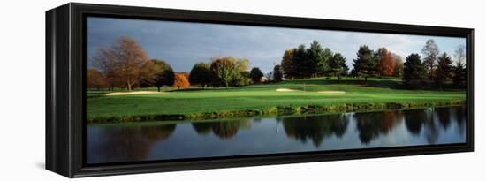 Pond in a Golf Course, Westwood Golf Course, Vienna, Fairfax County, Virginia, USA-null-Framed Premier Image Canvas