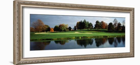 Pond in a Golf Course, Westwood Golf Course, Vienna, Fairfax County, Virginia, USA-null-Framed Photographic Print