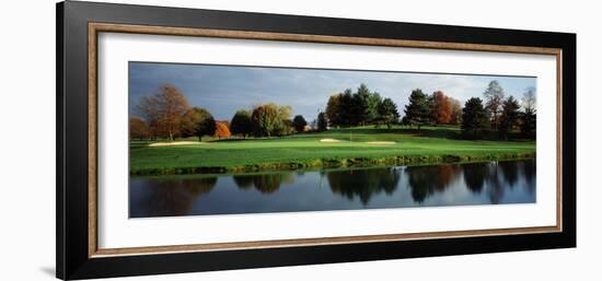 Pond in a Golf Course, Westwood Golf Course, Vienna, Fairfax County, Virginia, USA-null-Framed Photographic Print