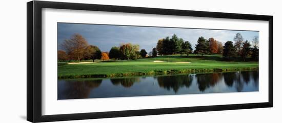 Pond in a Golf Course, Westwood Golf Course, Vienna, Fairfax County, Virginia, USA-null-Framed Photographic Print