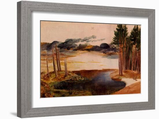 Pond in the Wood, C.1496-Albrecht Dürer-Framed Giclee Print