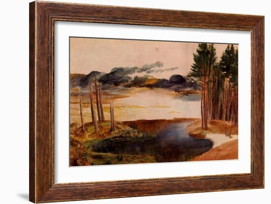 Pond in the Wood, C.1496-Albrecht Dürer-Framed Giclee Print