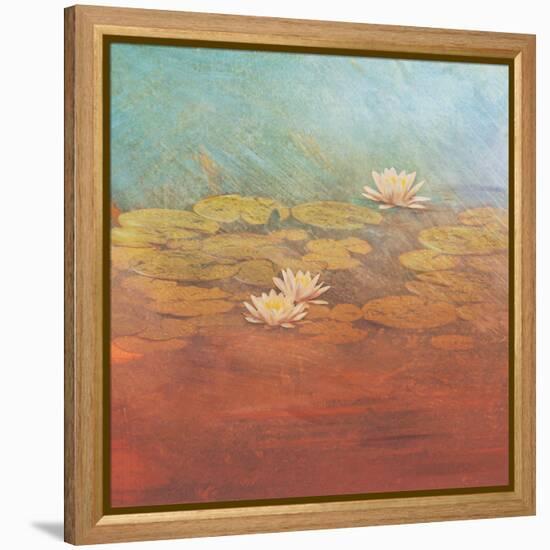 Pond Lilies I-Amy Melious-Framed Stretched Canvas