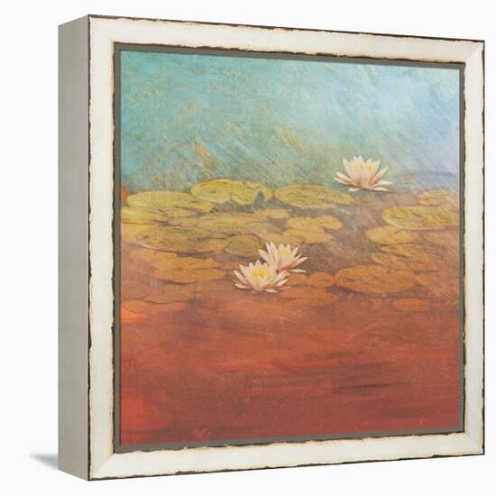 Pond Lilies I-Amy Melious-Framed Stretched Canvas