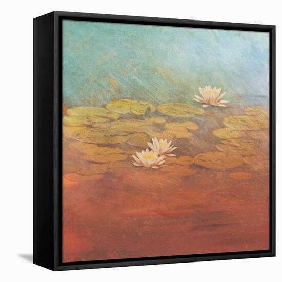 Pond Lilies I-Amy Melious-Framed Stretched Canvas