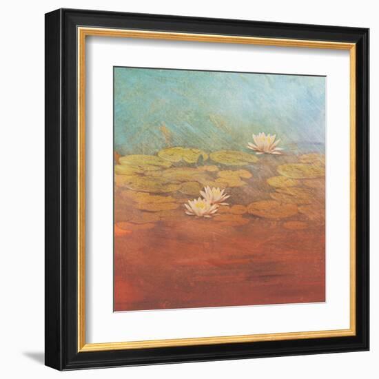 Pond Lilies I-Amy Melious-Framed Art Print